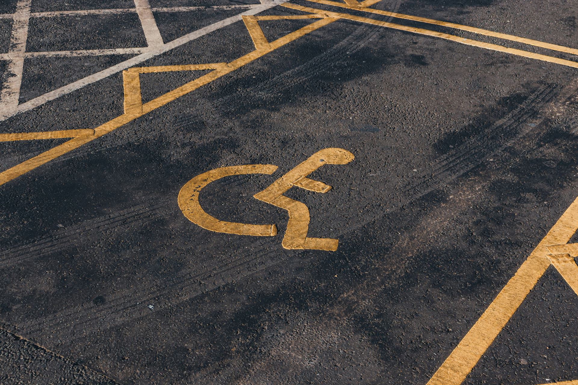 Disabled parking space